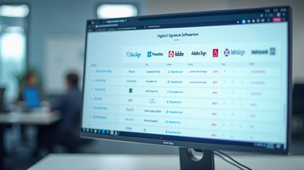 Choisir les meilleurs logiciels de signature électronique : comparatif et avis
